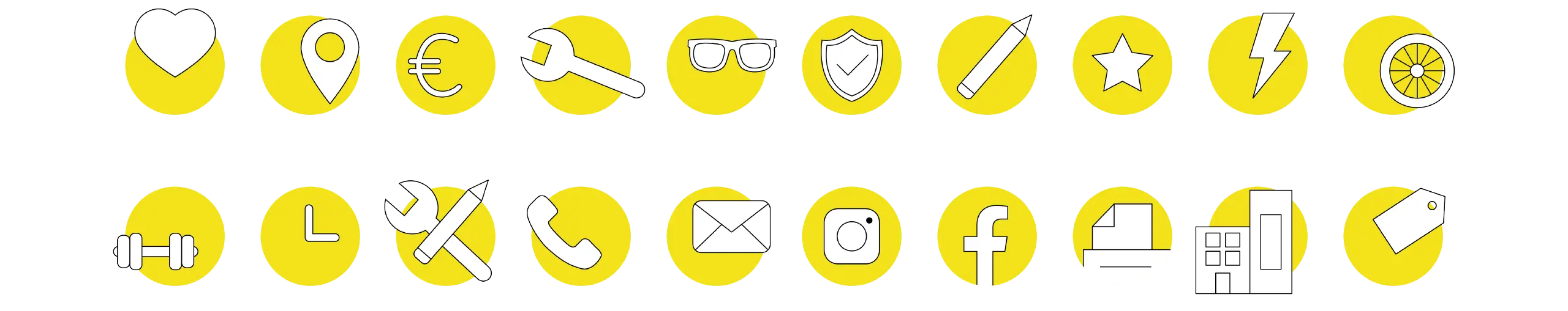 Icon-Set Elektro Knies