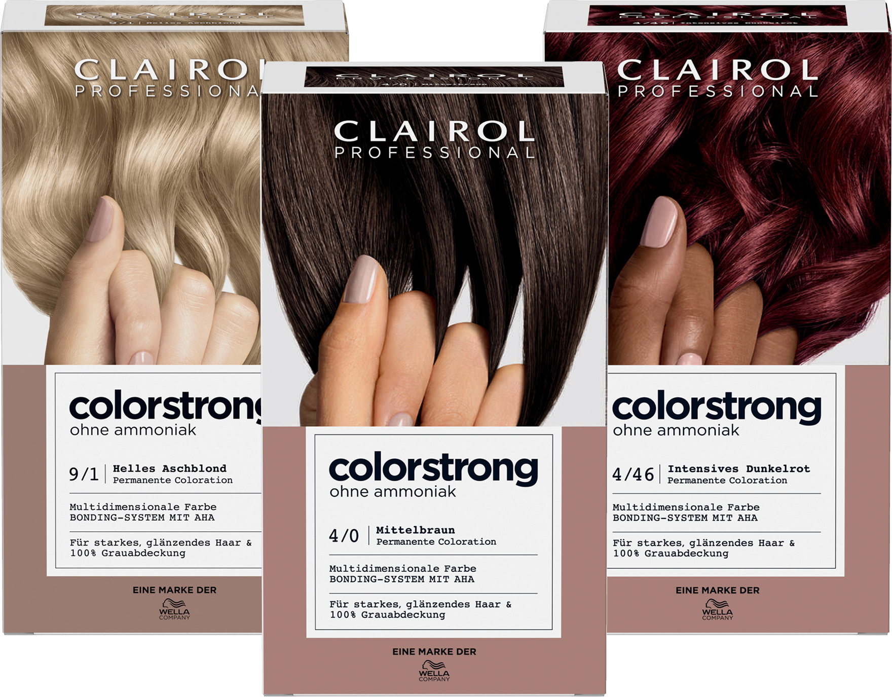 Clairol Professional Color Produkte Verpackung