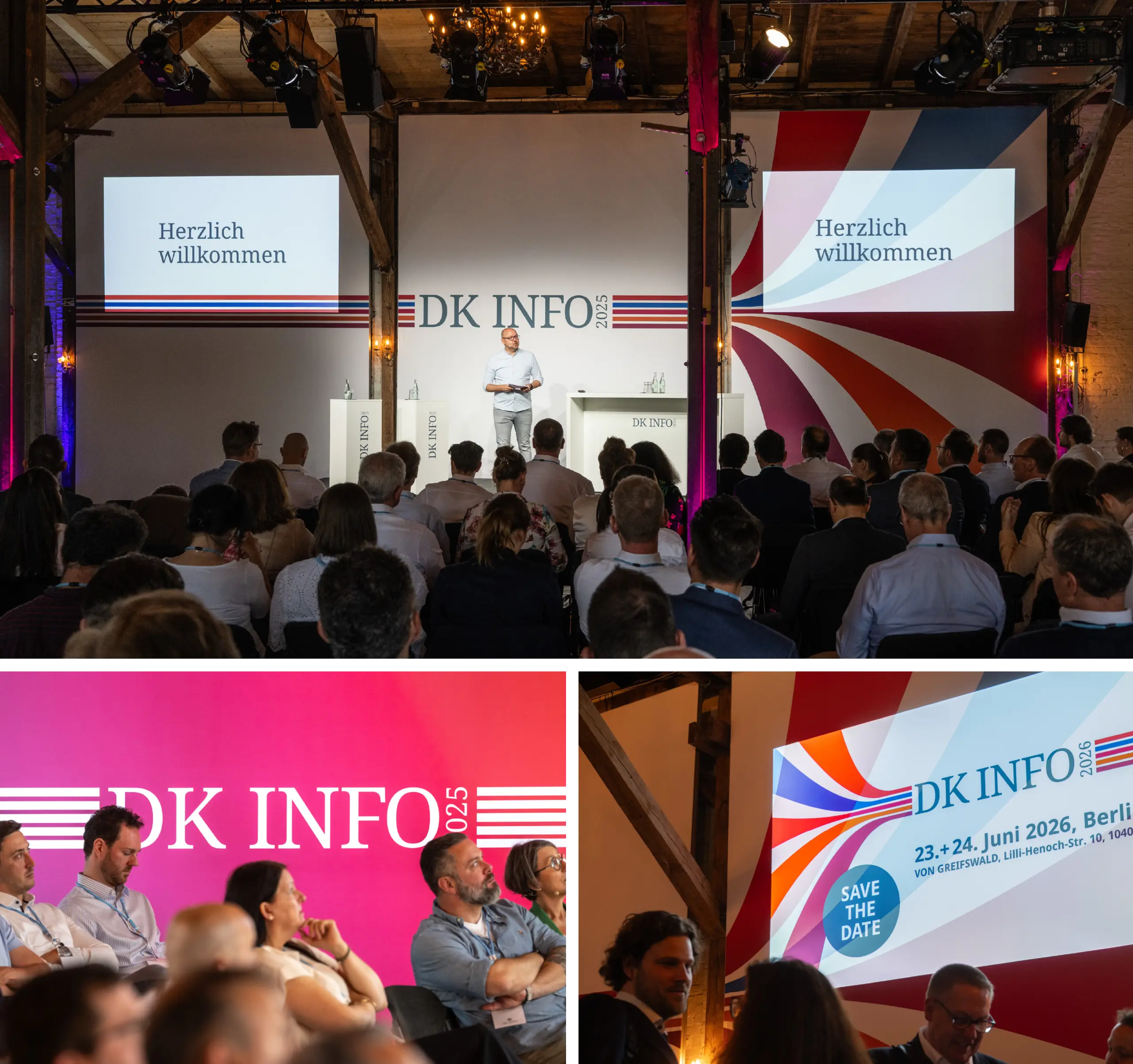 DK Info 2025 Event Präsentation Branding Bühne