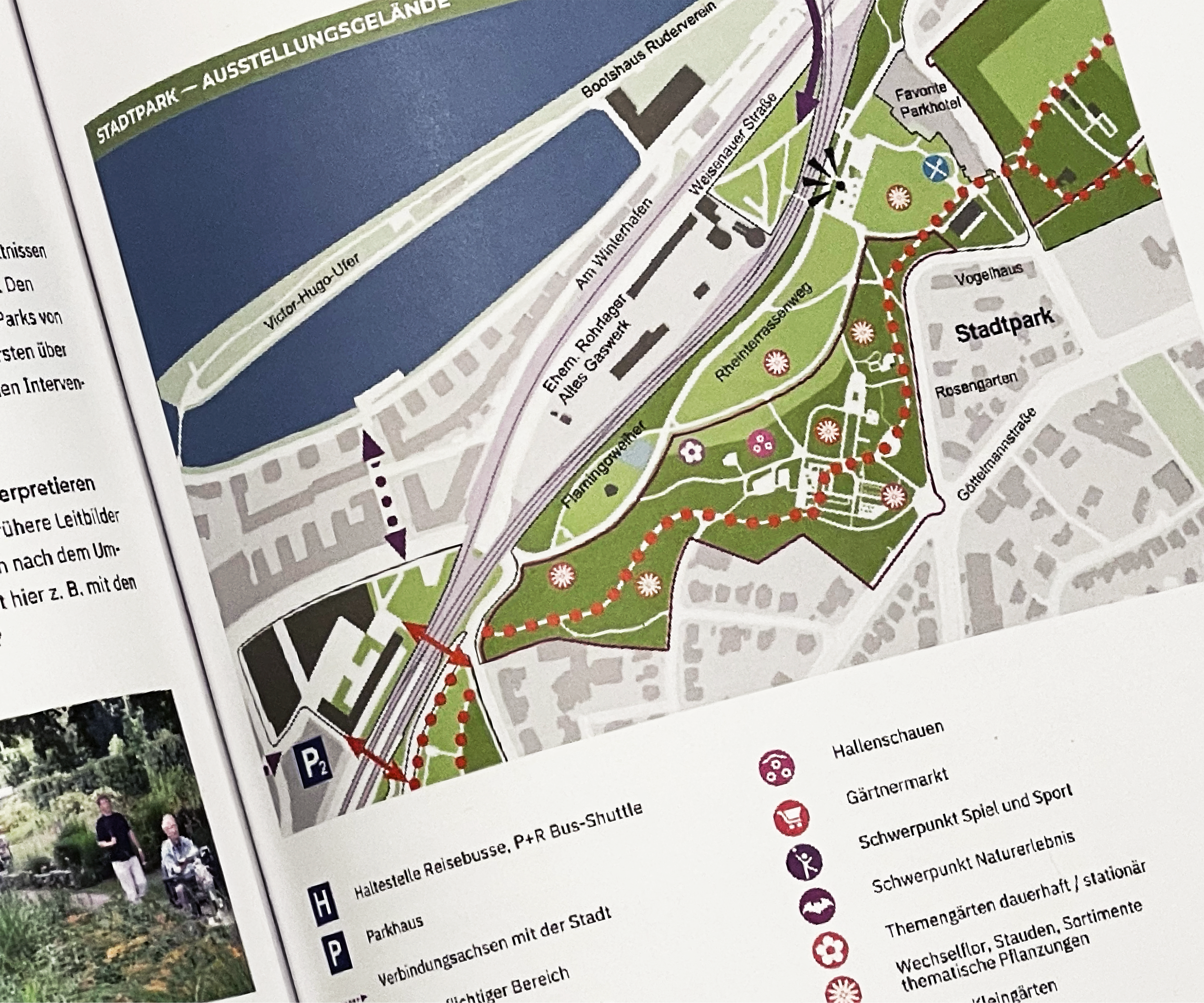 Landesgartenschau Mainz Logo Mockup Broschüre