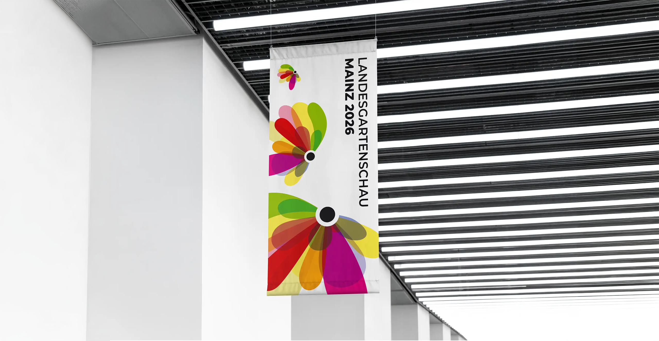 Landesgarten Banner Logo Konzept
