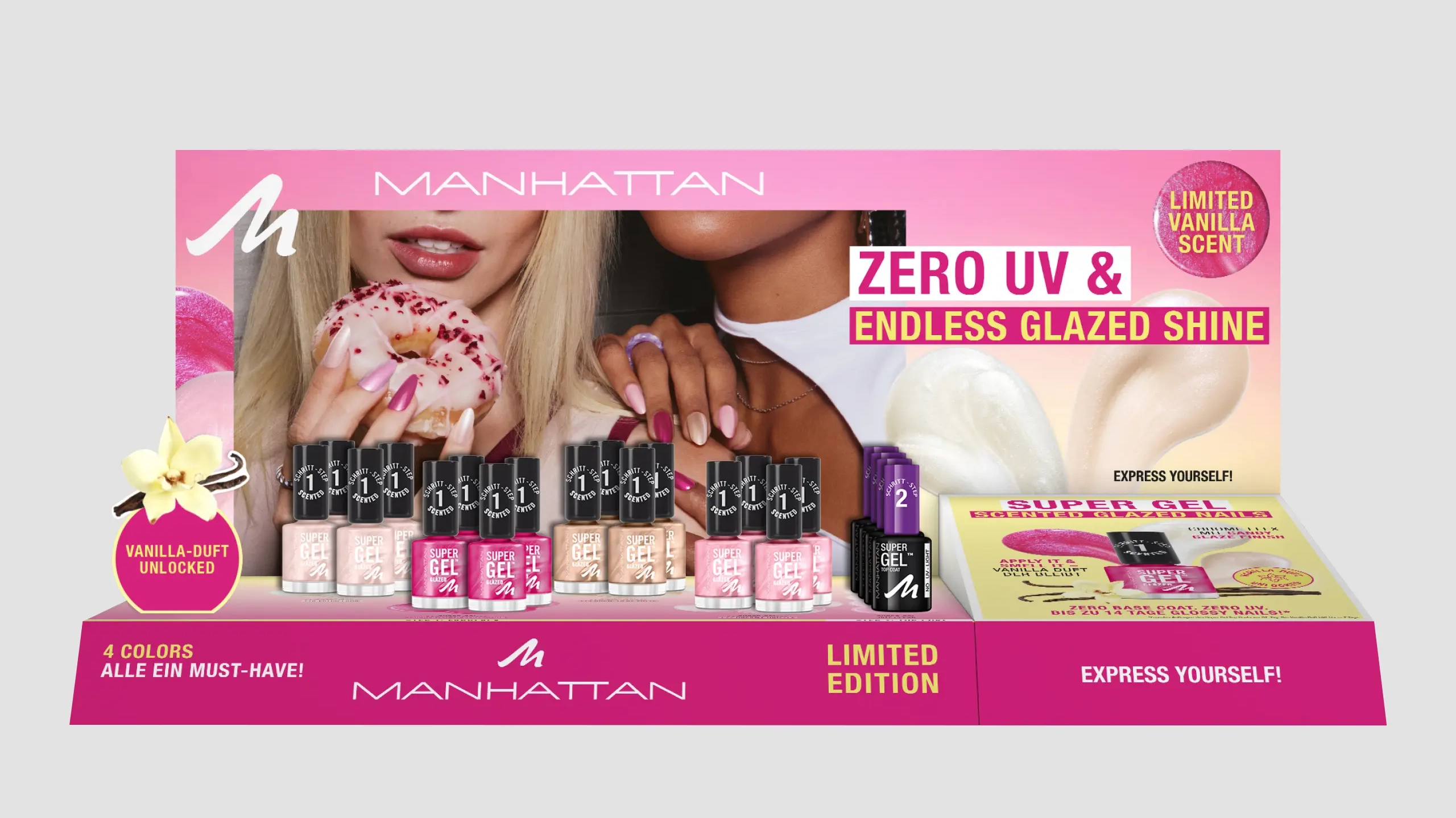 Manhattan Shop Tisch-Display endless glazed shine Limited Edition