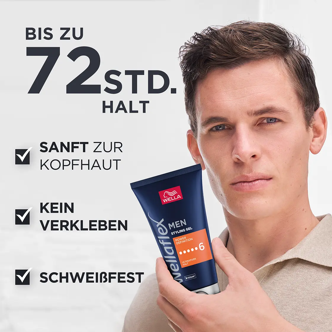 Wellaflex Styling Gel bis zu 72 Stunden Halt