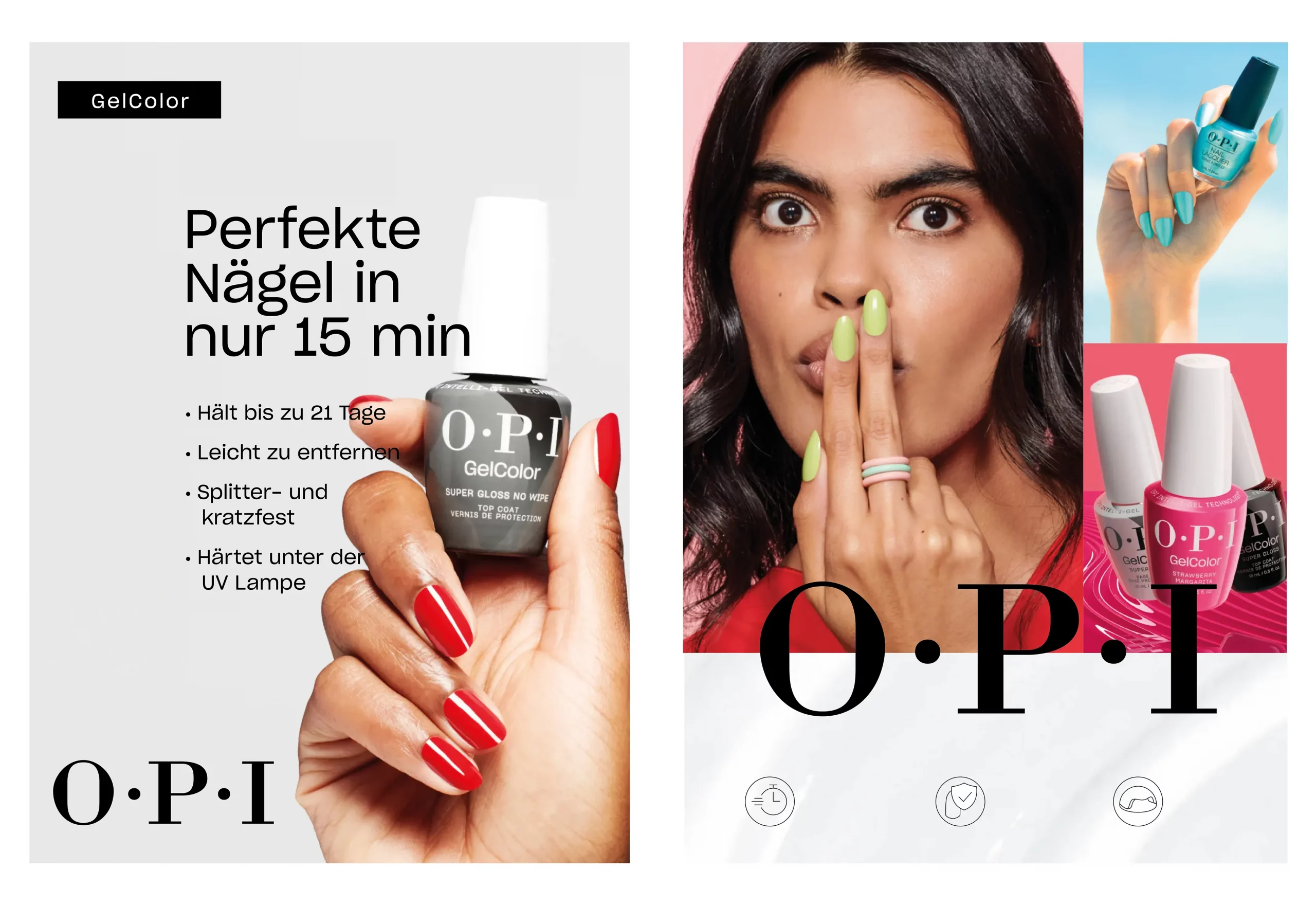 OPI GelColor Nail Polish Perfekte Nägel Girl Collage