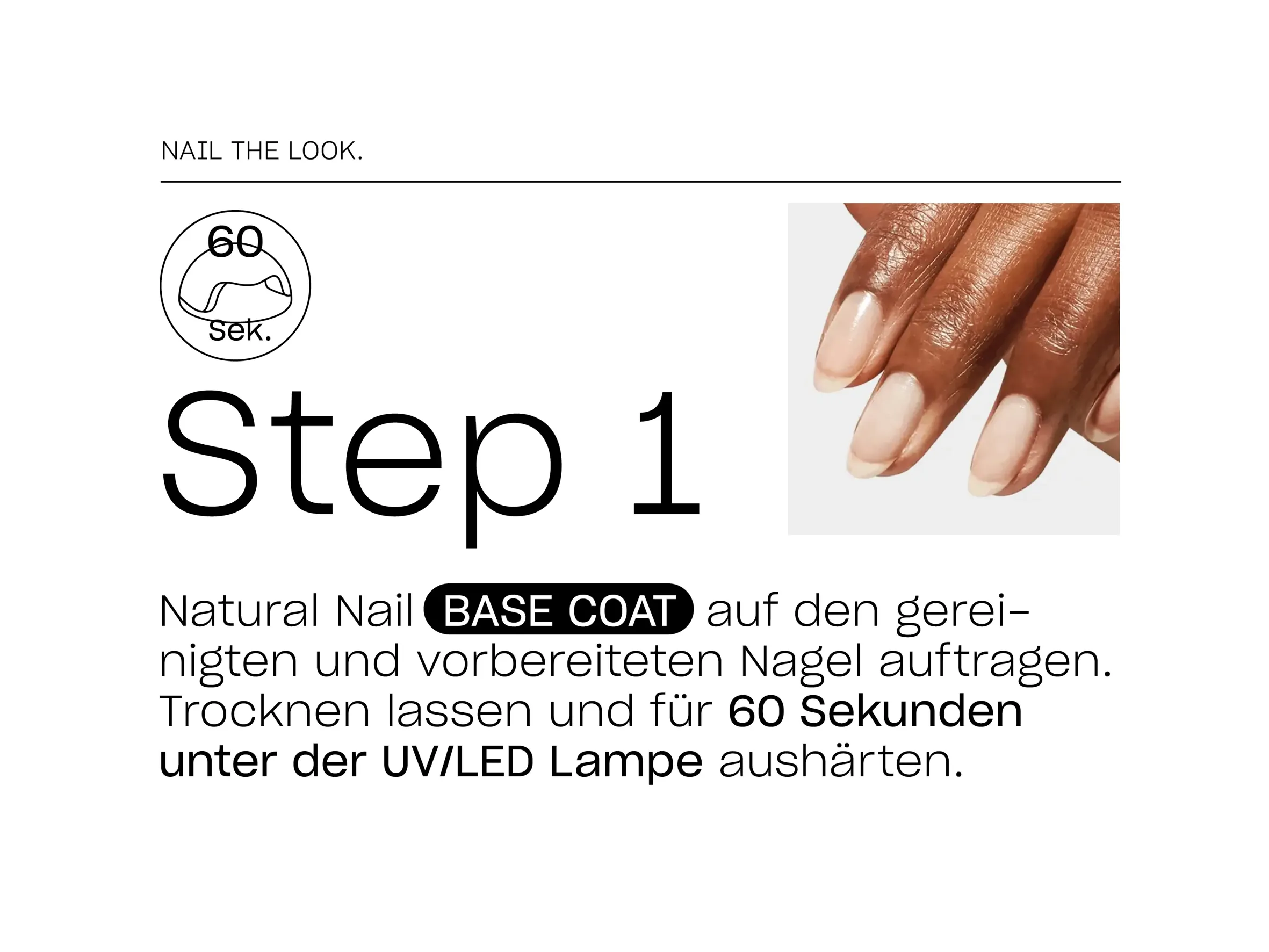 OPI Nail the look step 1 Beschreibung Nagellack